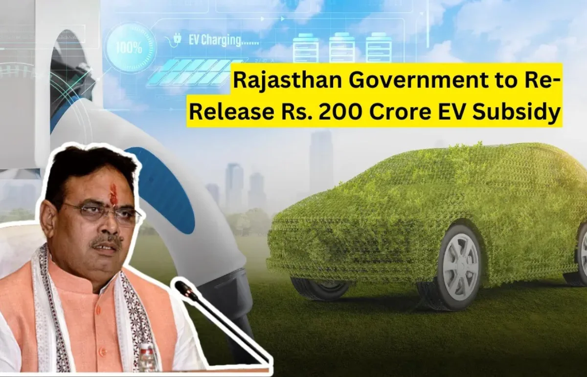 2026 EV Subsidy in Rajasthan